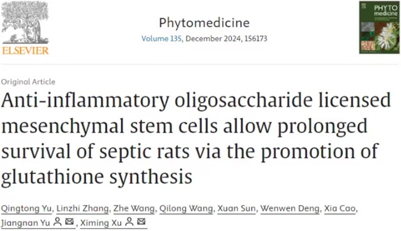 Prolongs sepsis by promoting glutathione synthesis